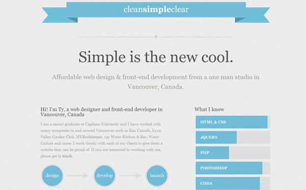 Clean Simple Clear